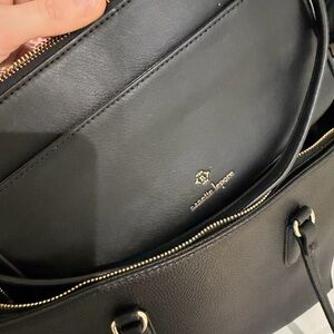 Nanette Lepore Black Leather Tote